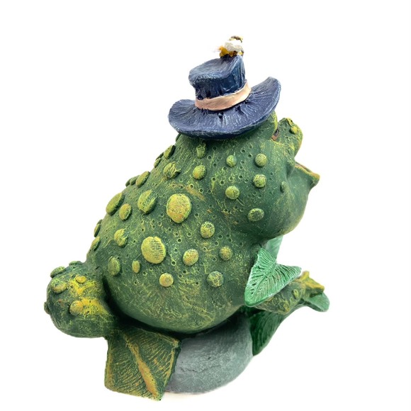 Vintage Frog with Bumblebee on Hat, Collectible Character by Pete Apsit - Picture 6 of 8